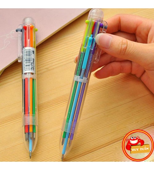 Bút bi 6 màu độc đáo